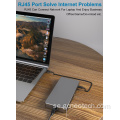 Thunderbolt Dock med Thunderbolt 4 -kabel